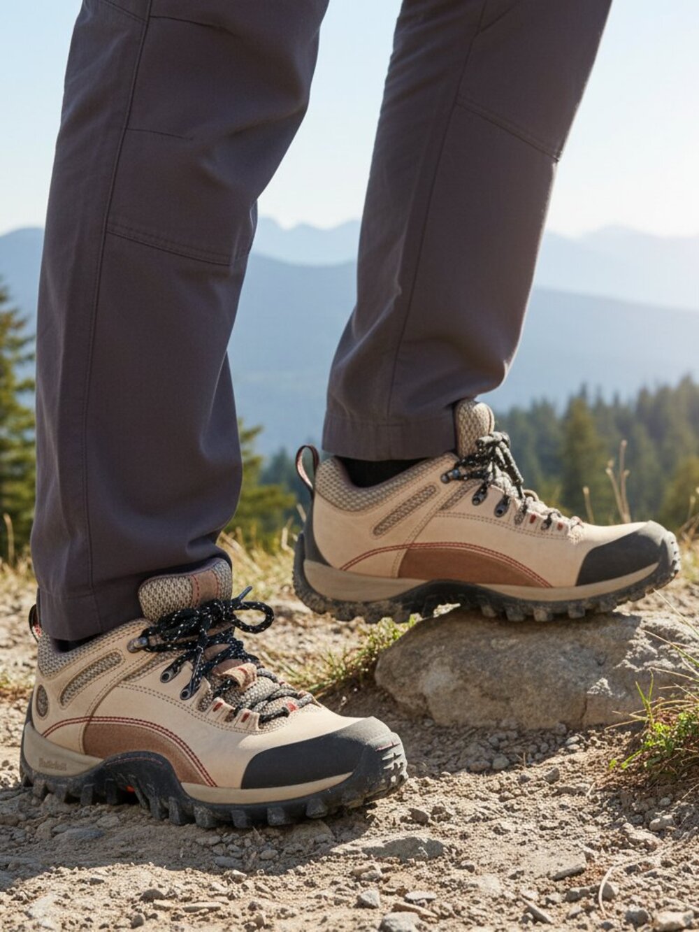 Timberland Women's Hiking Trail Lowcut Boots Tan 7
